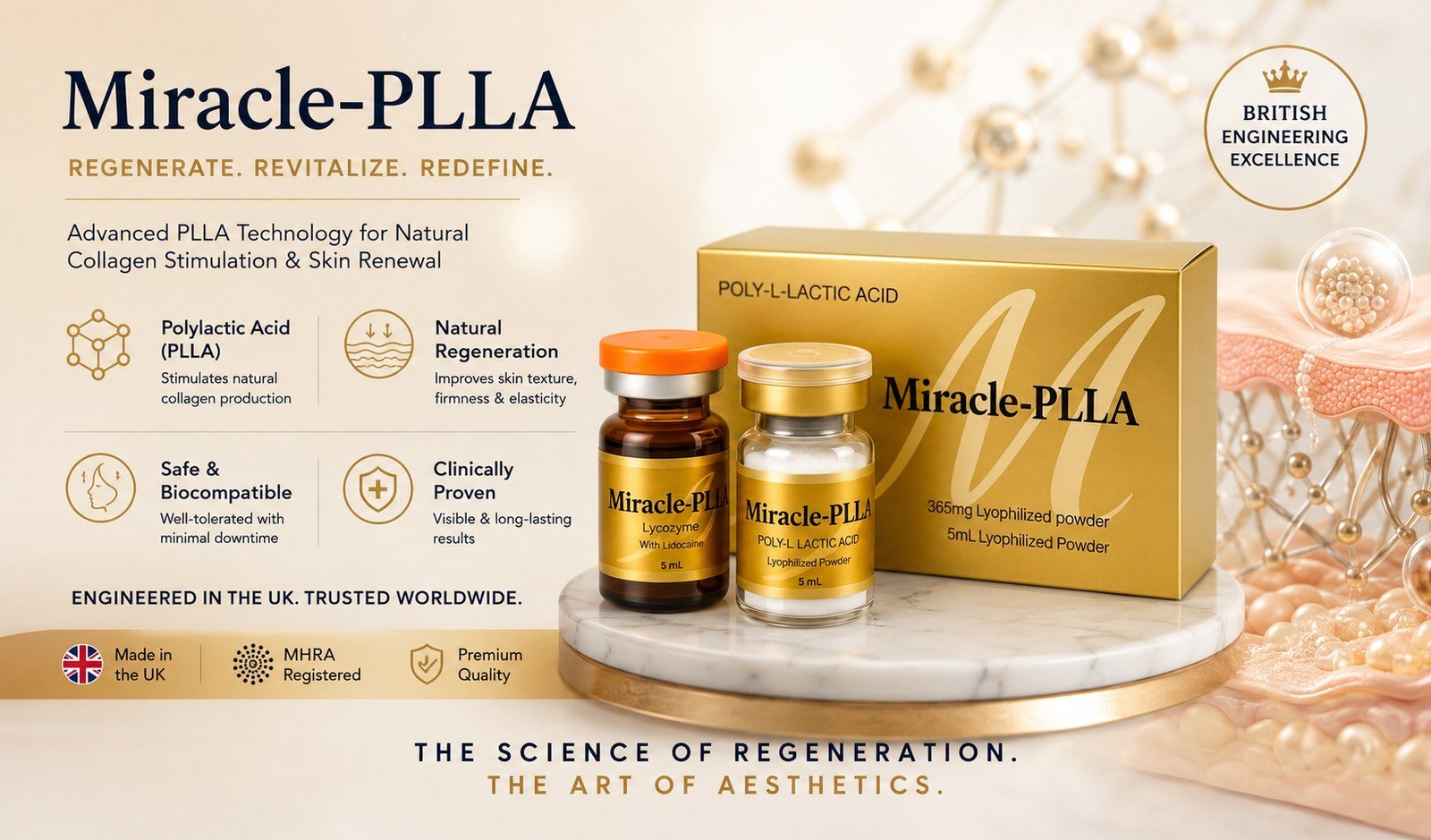 MIRACLE-PLLA key features and UK origin